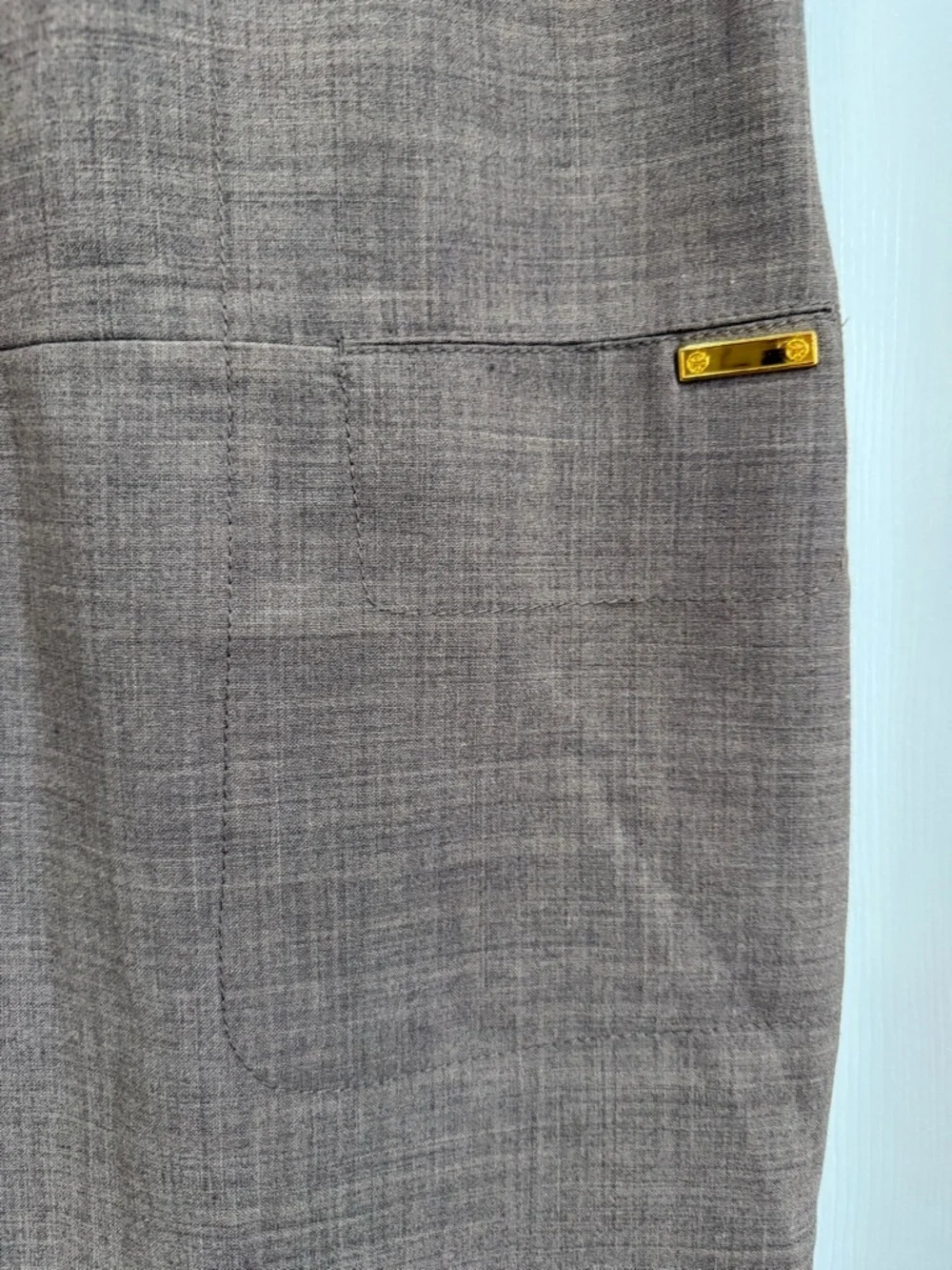 Tory Burch Brown Sleeveless Sheath Dress